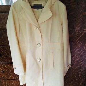 Sunny Yellow Hooded Jacket/Raincoat